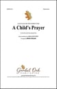 A Child's Prayer Instrumental Parts choral sheet music cover